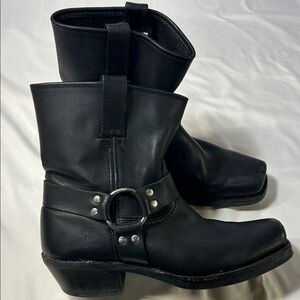 Frye Black Leather Men's Boots